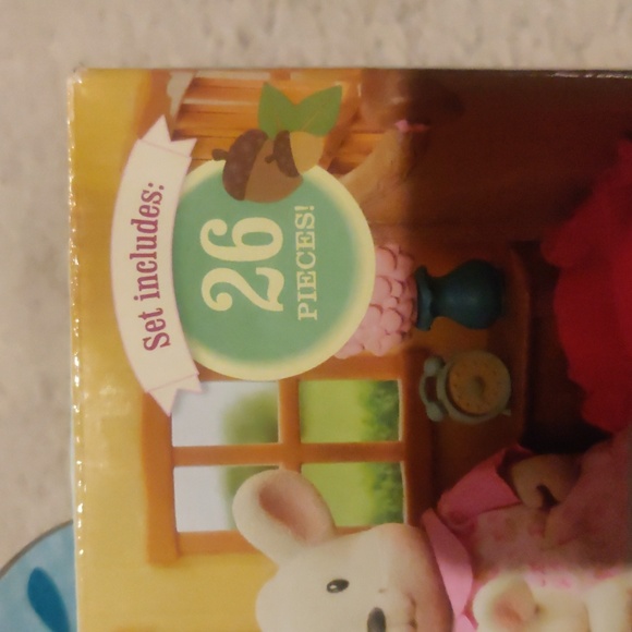 New!Lil Woodzeez Master Bedroom & Dining Set miniature Furniture Playset - Picture 6 of 6